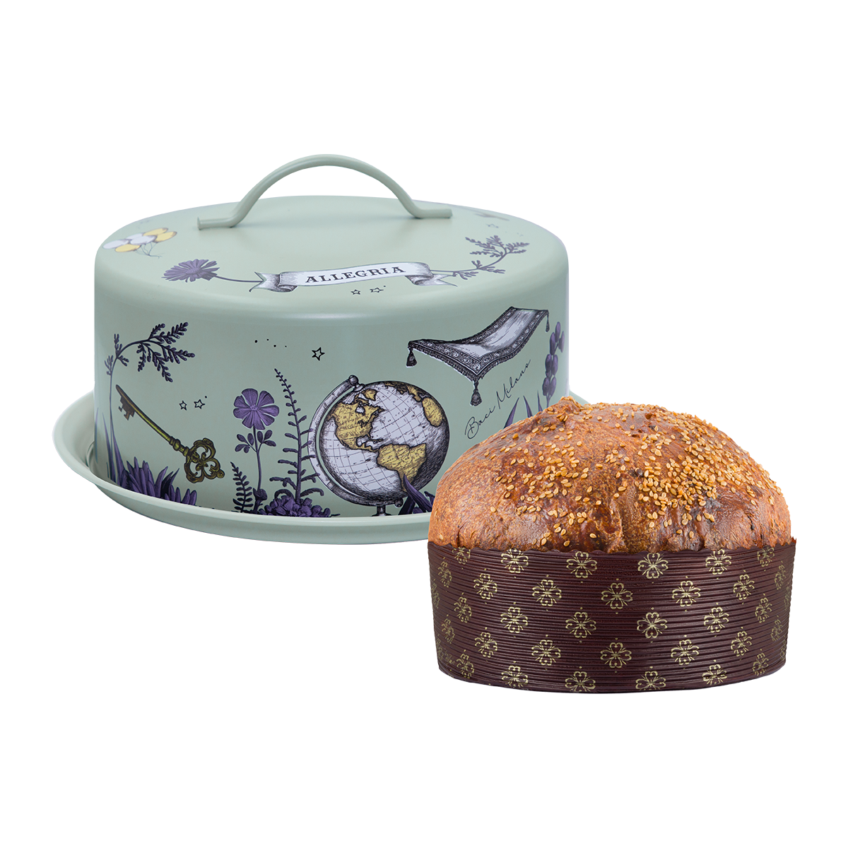 Box aperitivo e Panettone salato 400g