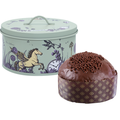 Box Gourmet: Panettone pere e gocce di cioccolato 400g