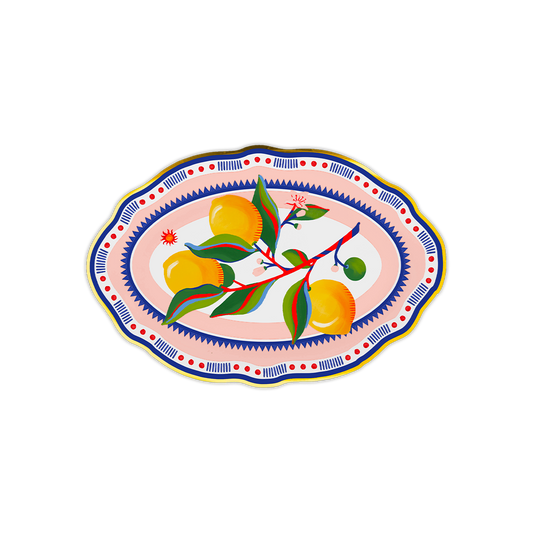 Small Oval Plate - Le Rouge