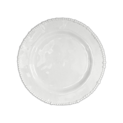 Set of 6 White Fruit Plates - Joke