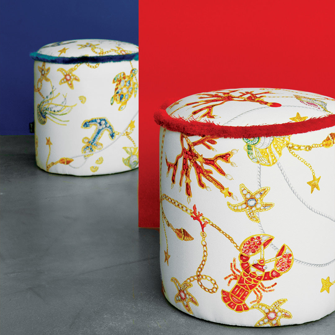 Pouf - Portofino Red