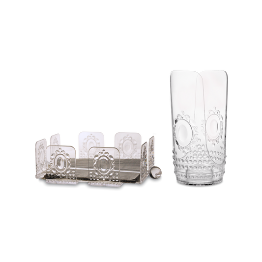 Napkin Holder + Cup Holder Set - Baroque & Rock Anniversary