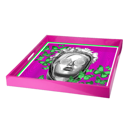 La Stilosa Square Tray - Sagrada Familia