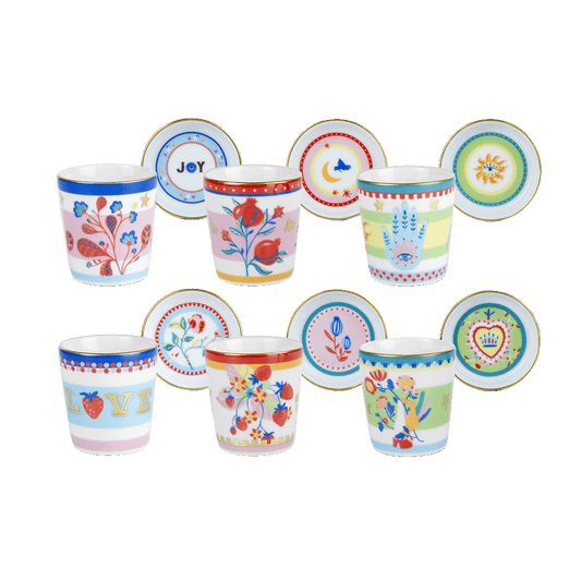 Set 6 Tazzine Espresso - Mamma Mia