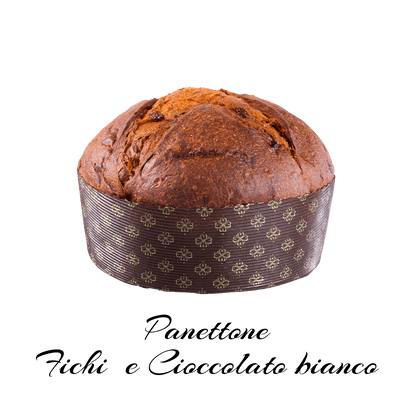 Box Gourmet: Panettone fichi e cioccolato bianco 400g