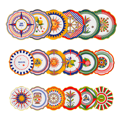 Servizio piatti Dolce Vita 18 pezzi Porcellana MIX